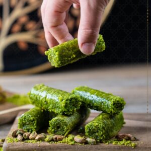 Assabeh with pistachios